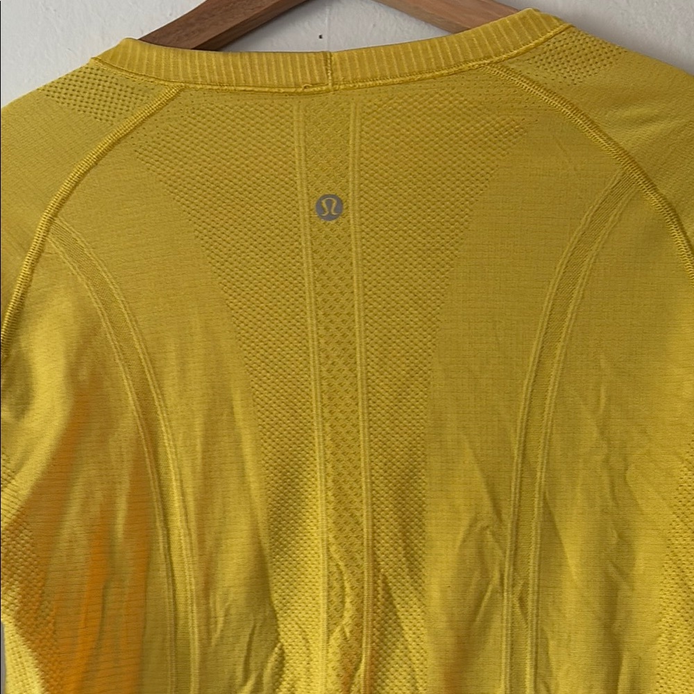 lululemon athletica Long Sleeve Tee in Bright Yellow - Picture 5 of 6
